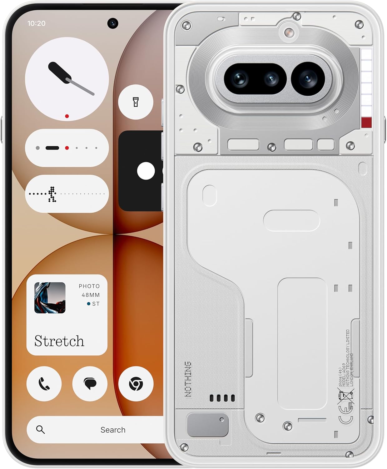 Смартфон Nothing Phone (4a) 12/256Гб, Белый