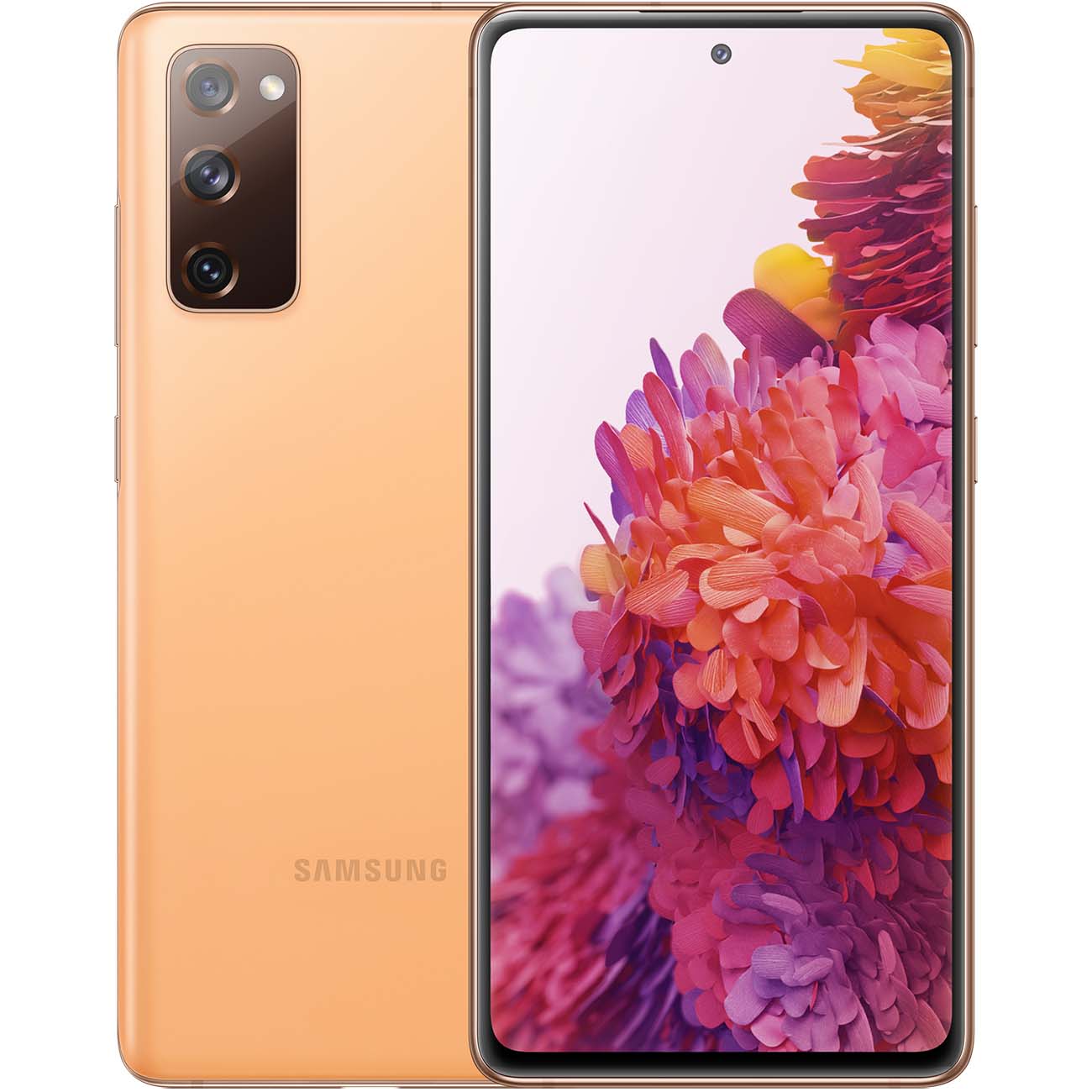 Samsung Galaxy S20 FE 128Гб, EU, вздутый АКБ, Оранжевый - Б/У