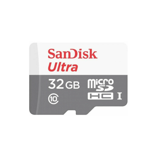 Карта памяти MicroSD 32Гб SanDisk Class 10 Ultra Light UHS-I (100 Mб/с) без адаптера