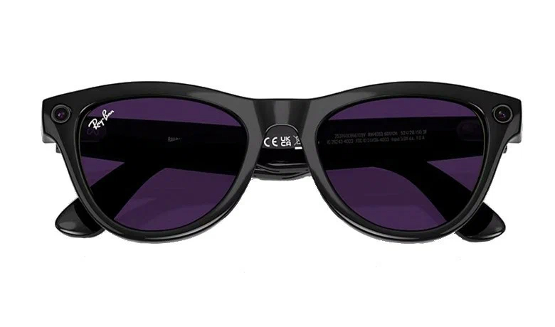 RayBan Meta Skyler RW4010 Shiny Black Amethyst (150 - 52 Size), Черный в 