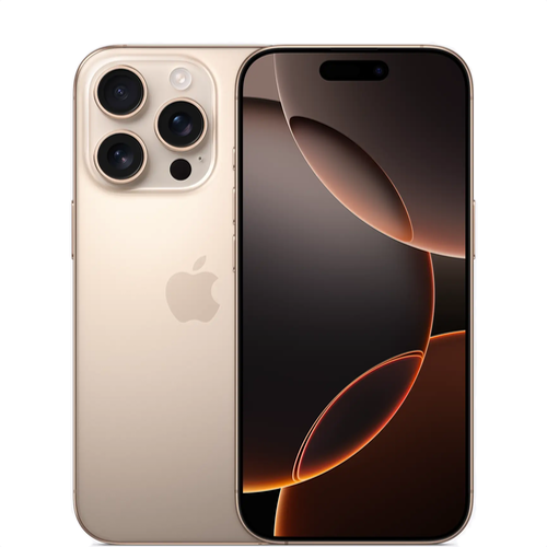 Смартфон Apple iPhone 16 Pro 256Гб (1 sim + eSIM/ 2цикла / без коробки) Пустынный титан - Витринный образец