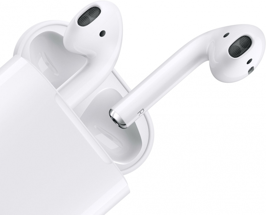 Apple AirPods 2, MV7N2, Хрипят динамики / high copy, Белый - Б/У