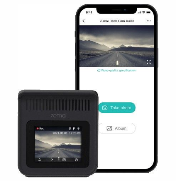 Xiaomi 70mai A400 Dash Cam, Серая в 