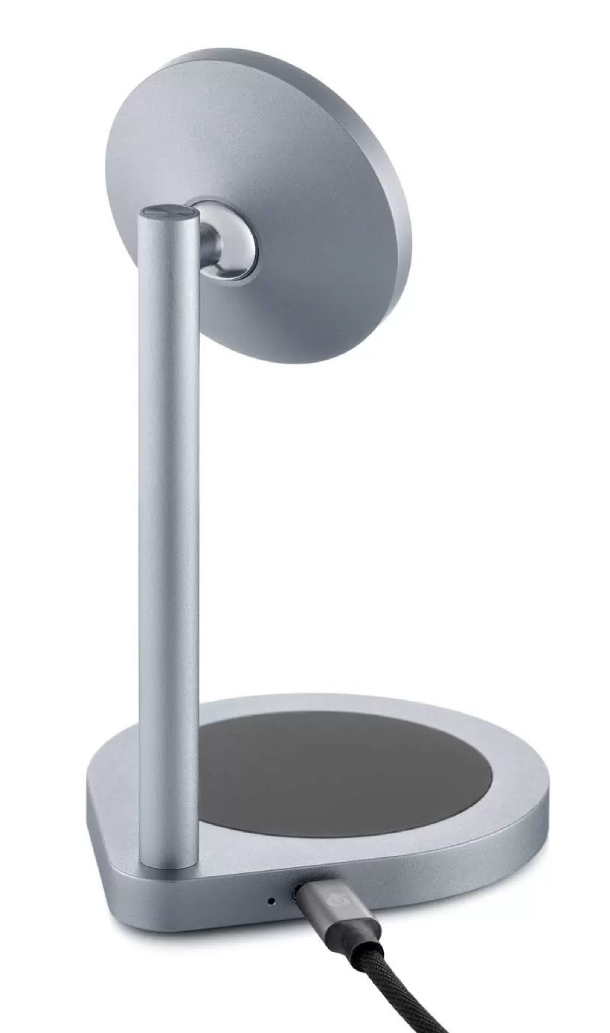 Беспроводное зарядное устройство Ubear Stage 2 в 1 Magnetic, серый