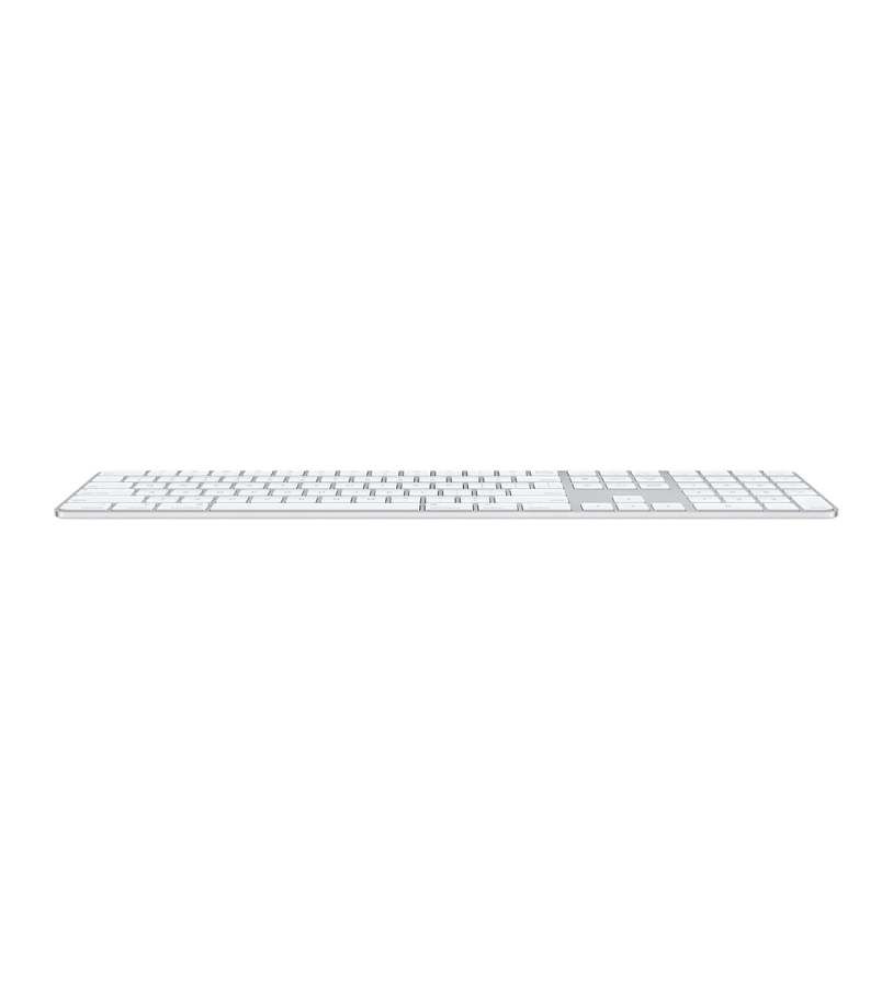 Клавиатура Apple Magic Keyboard с цифровой панелью, Белая с Touch ID Arabic