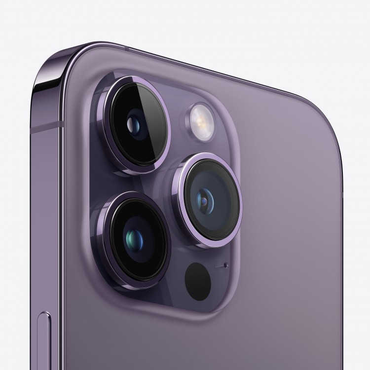 iPhone 14 Pro 256Гб (1 sim + eSIM / 76% / Заменен дисплей) Темно-фиолетовый - Б/У ★★★☆☆