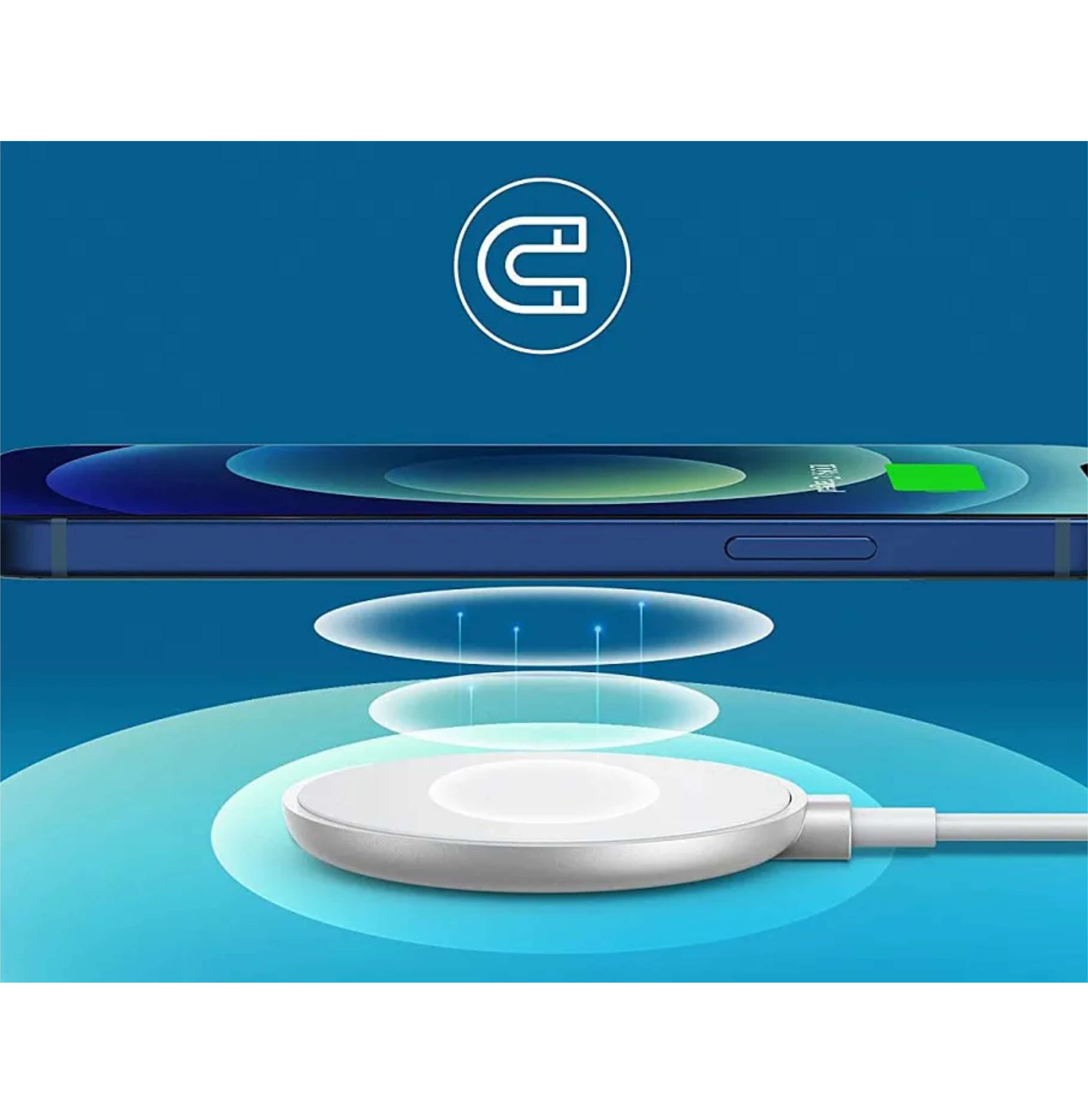 Anker PowerWave Magnetic Pad 15W, Белый