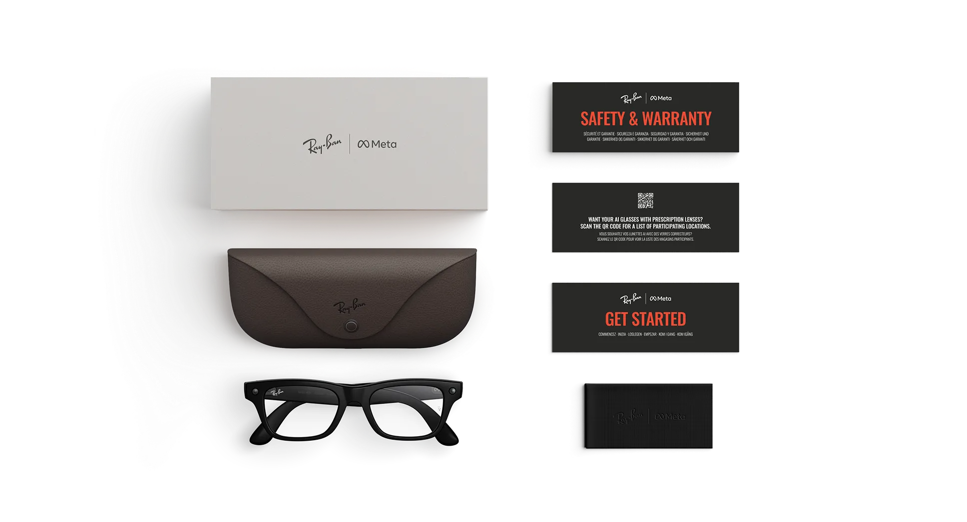 Умные очки Ray Ban Blazer Optics (Gen 2) Matte Black 150 - 50 Size в 